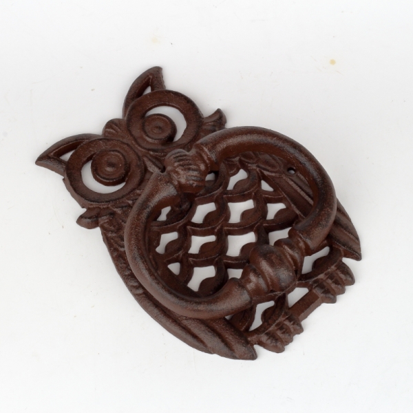 Klepadlo na dveře sova 13 x 18 cm