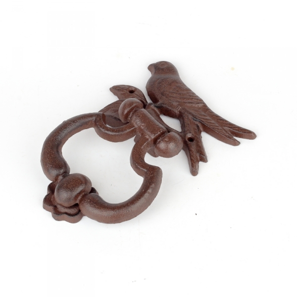 Klepadlo s ptáčkem litina 14x18cm