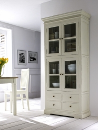 Knihovna prosklená se šuplíky Palace