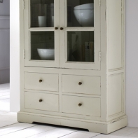 Knihovna prosklená se šuplíky Palace