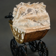 Kočárek pro panenku 34x35x20cm