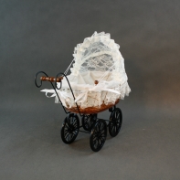 Kočárek pro panenky 30x40x20cm