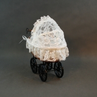 Kočárek pro panenky 30x40x20cm