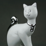 Kočka bílo-stříbrná A