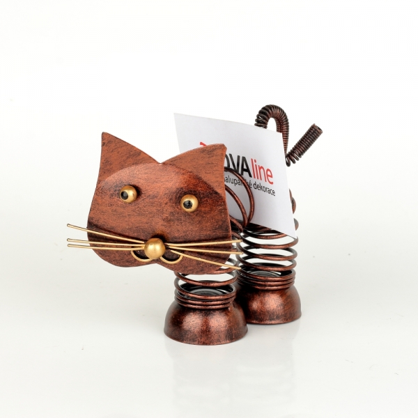 Kočka spirála měděná 11cm