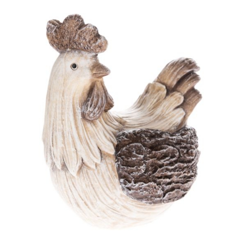 Kohout dekorace 21 x 24 x 16,5 cm keramika
