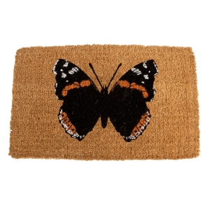 Kokosová rohožka motýl 44,6 x 75cm