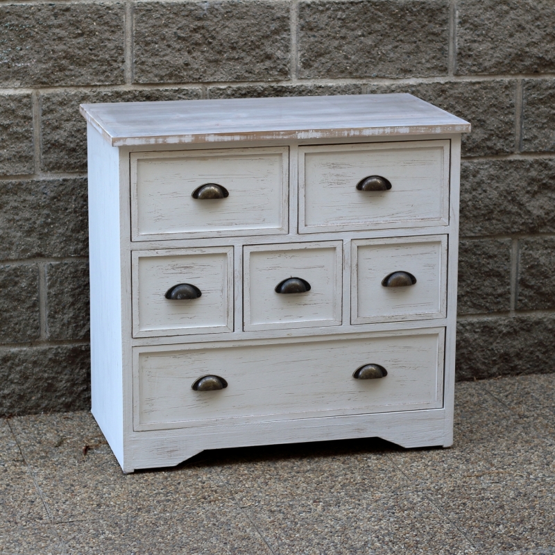 Komoda bílá 80x45x75cm