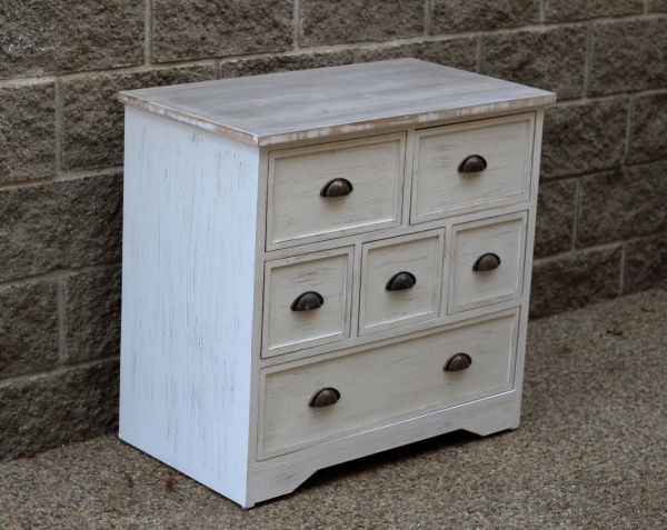 Komoda bílá 80x45x75cm