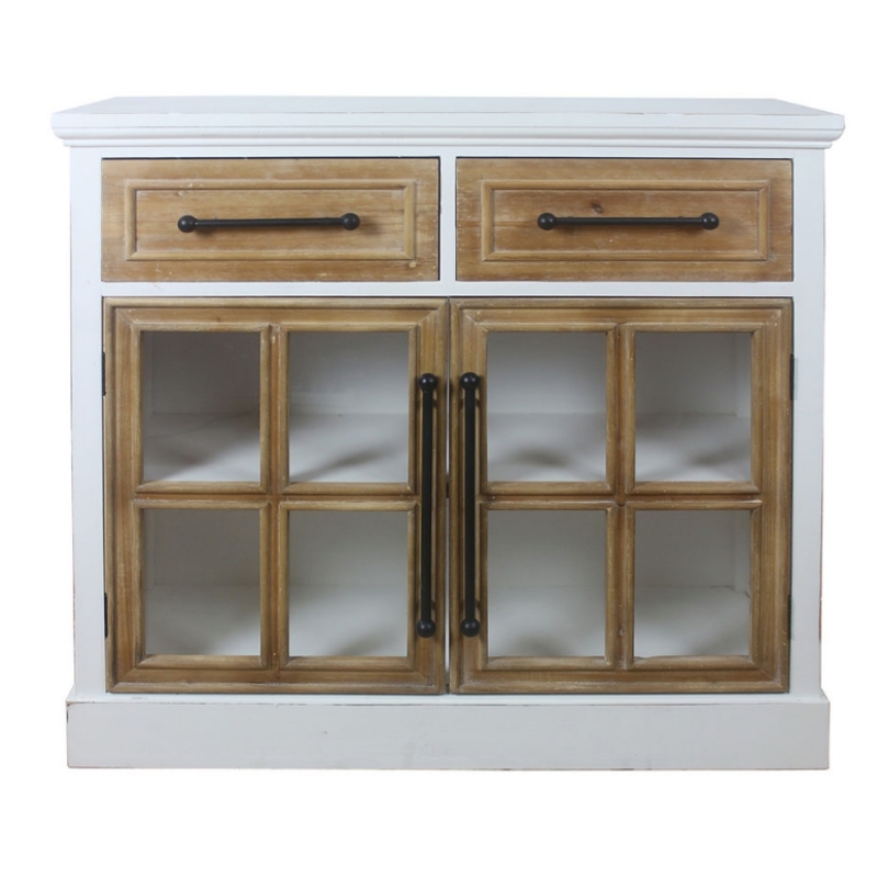 Komoda prosklená 100x35,5x96cm