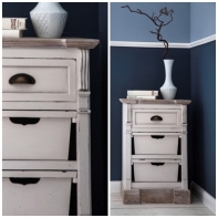 Komoda s šuplíkem a košíky Provence