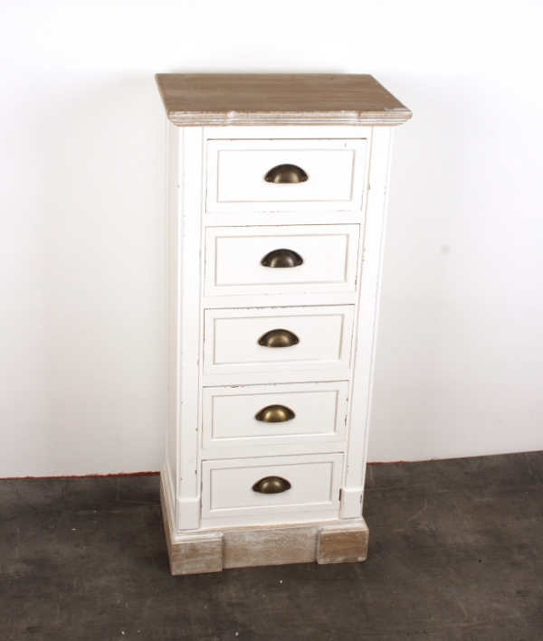 Komoda vysoká s pěti šuplíky SAVOY 93cm