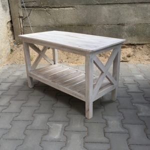 Konferenční stolek s patinou 55x90x45cm