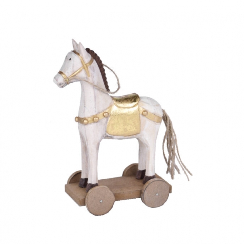 Koník na kolečkách 13,5x19,5x6,5cm