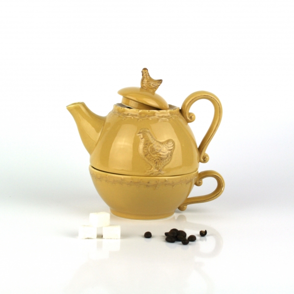 Konvice na čaj se slepicí 0,3/0,7l POŠKOZENÉ