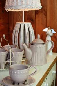 Konvička na čaj keramická Sedmikráska 24cm