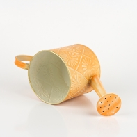 Konvička plechová 12x28cm oranžová