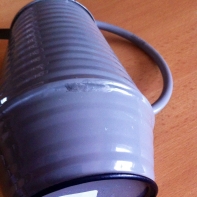 Konvička šedá - viditelné spoje