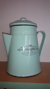 Konvička smalt dek3891 - tyrkys 18cm