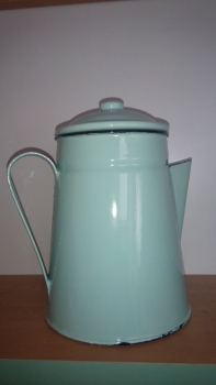 Konvička smalt dek3891 - tyrkys 18cm