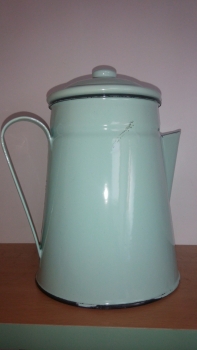 Konvička smalt dek3894 - tyrkys 18cm