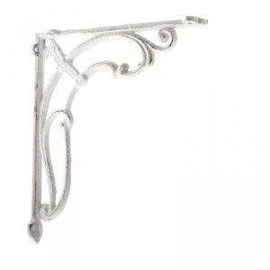 Konzole držák na police bílá