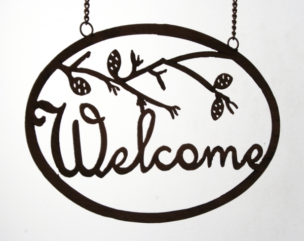 Konzole ke dveřím WELCOME 40x54cm