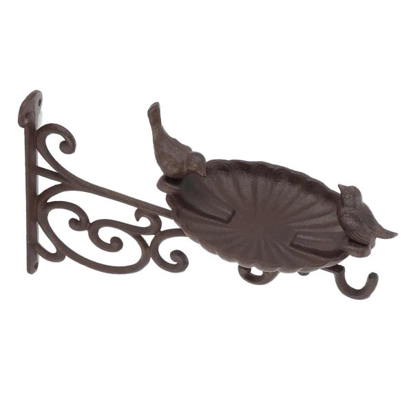 Konzole na závěsný květináč s krmítkem 24x35x25cm | Esschert Design