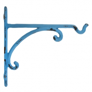 Konzole na zeď retro modrá