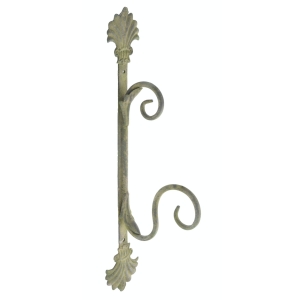 Konzole s háčkem kovová 7x13,4x42 cm