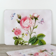 Korková podložka růže 40×30cm (sada 4ks)