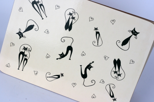 Korkové prostírání kočky 29x21cm (sada 2ks)