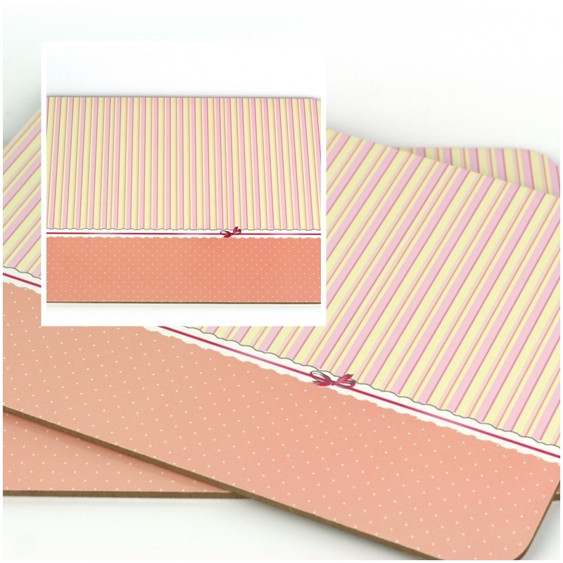 Korkové prostírání na stůl Sweet-shop 2ks 29x21cm