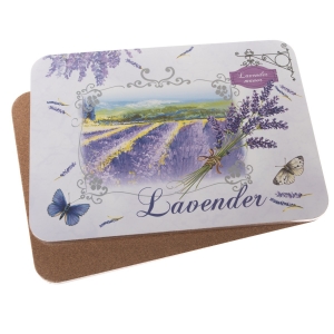 Korkové prostírání s levandulí 29x0,5x21cm