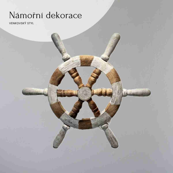 Kormidlo - dekorace na zeď 40 cm 