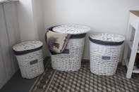 Koš na prádlo s látkou 49cm