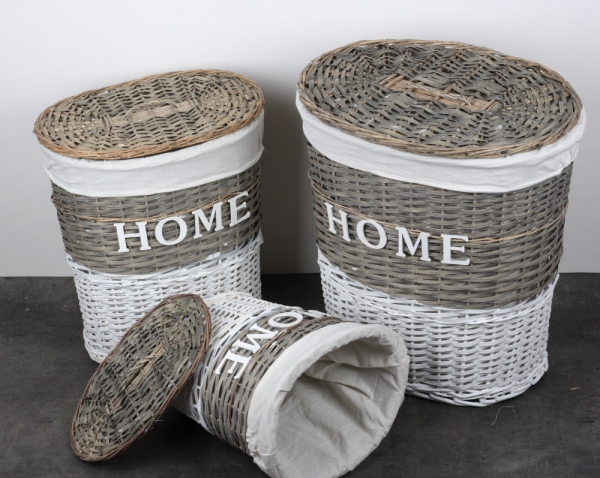 Koš na prádlo s víkem HOME 38×50×27cm