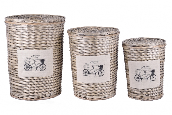 Koš na prádlo z proutí 50cm