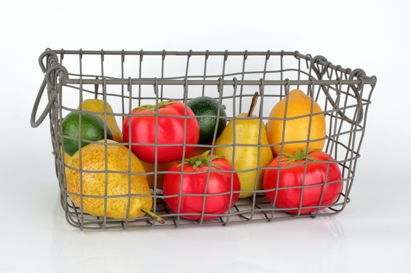 Košík kovový na ovoce - do 15kg