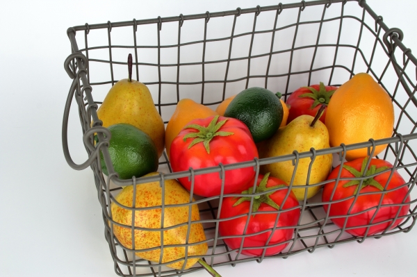 Košík kovový na ovoce - do 15kg