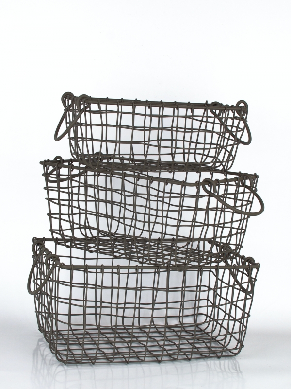 Košík kovový na ovoce - do 15kg