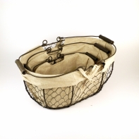 Košík kovový set 3ks