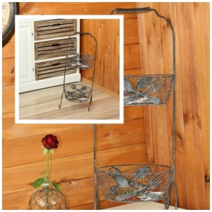 Košík na ovoce / etažér - motiv příbory