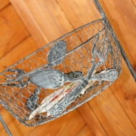 Košík na ovoce / etažér - motiv příbory