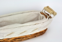 Košík na pečivo 2ks oválný