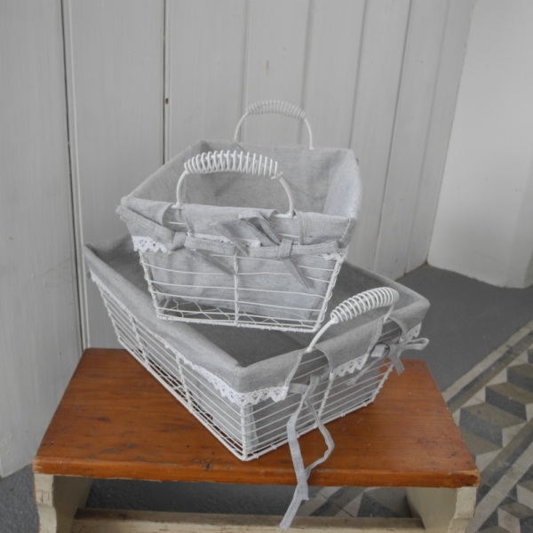 Košík na pečivo 2ks