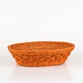Košík proutěný oranžový 27x19x8cm