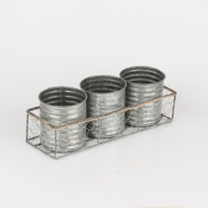 Košík s plechovkami 28x10x6cm