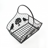 Košík se stromem a ptáčky (set 2ks)