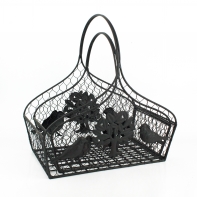 Košík se stromem a ptáčky (set 2ks)